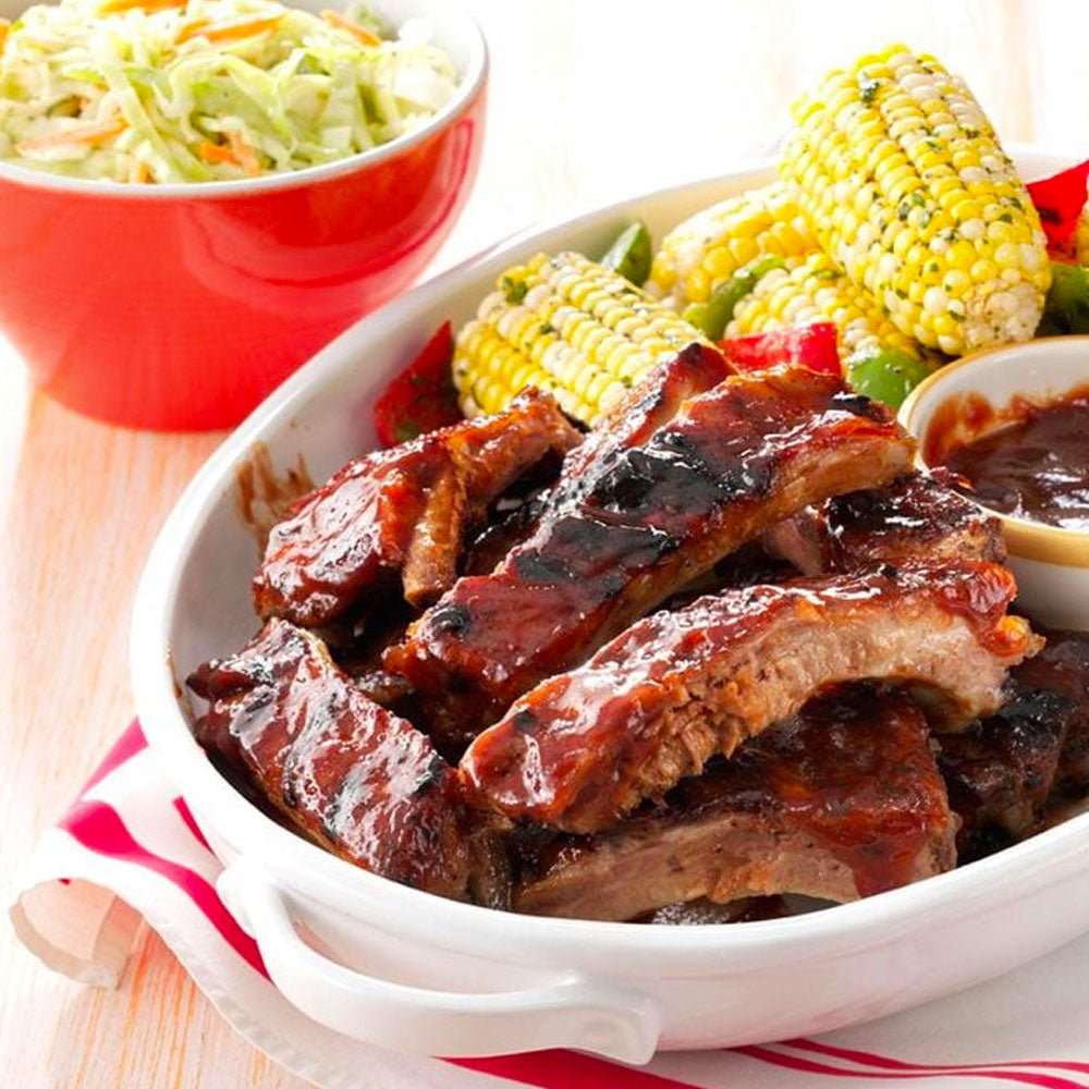 Beer And Honey Barbecued Ribs