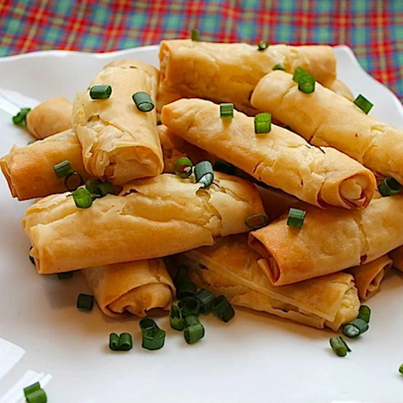 Mini Phyllo Rolls