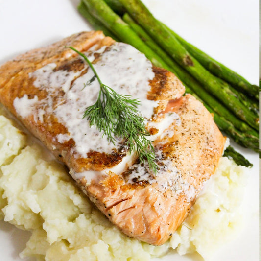 Champagne Sauce Salmon