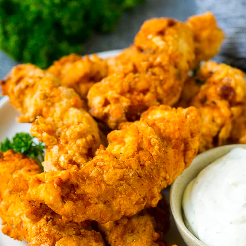Cooked Chicken Strips