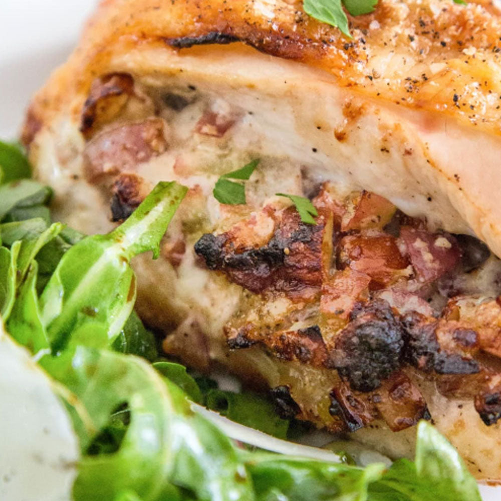 Apple and Cranberry Stuffed Chicken Supreme